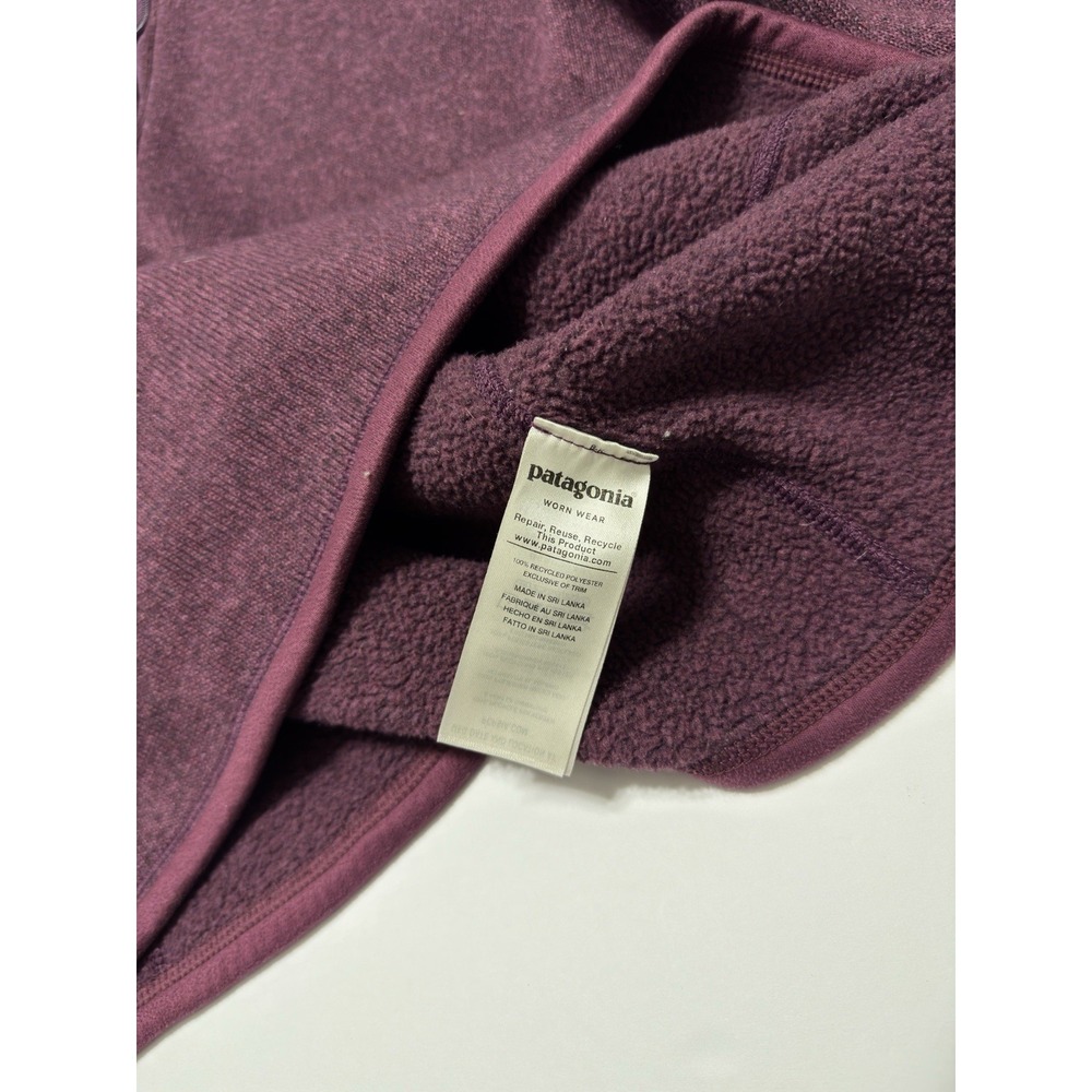 Patagonia Women's Better Sweater 1/4 Zip Pullover Jacket Size L Outdoors Hiking - Picture 9 of 10
